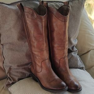 NWOT Arturo Chiang brown cowboy boots